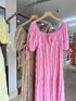 Summer Casual Loose Puff Sleeves Square Neck Dresses